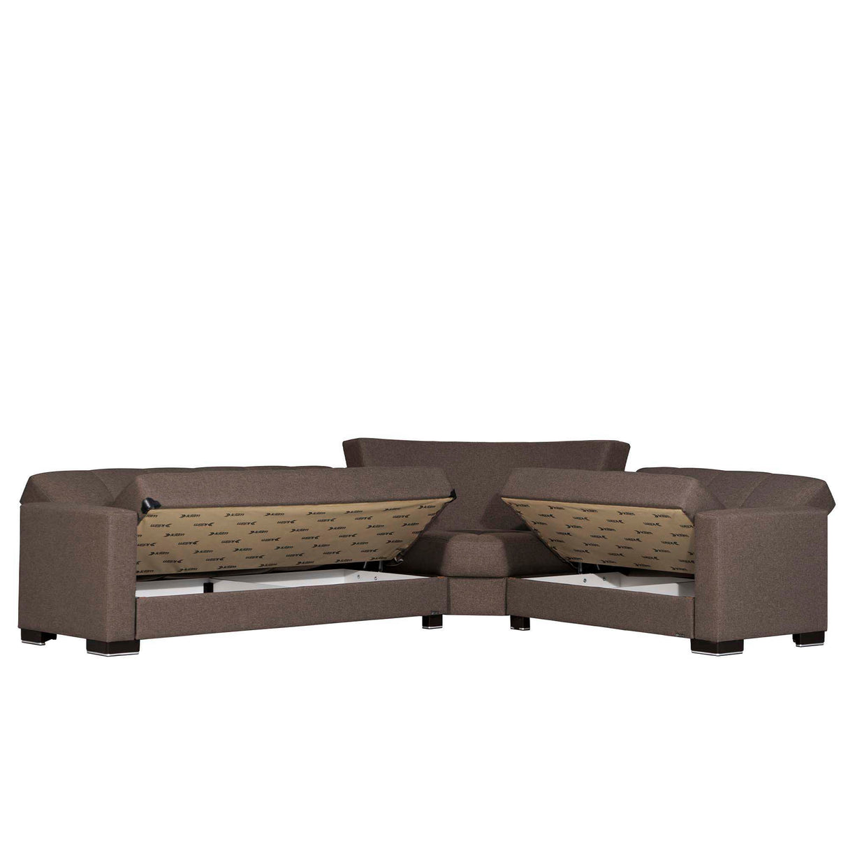 Ottomanson Armada - Upholstered Convertible Sectional With Storage - Polyester