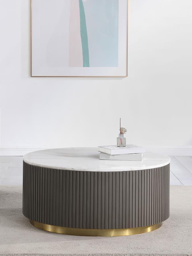 Jason - Round Marble Top Table
