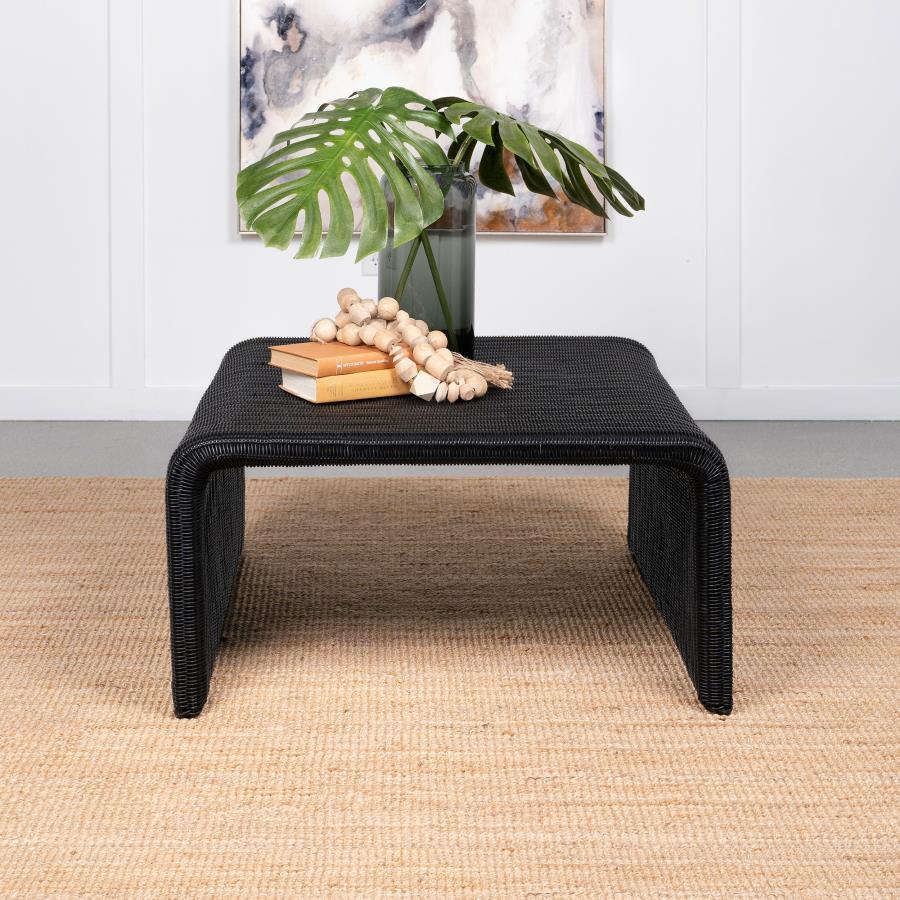 Cahya - Woven Rattan Table