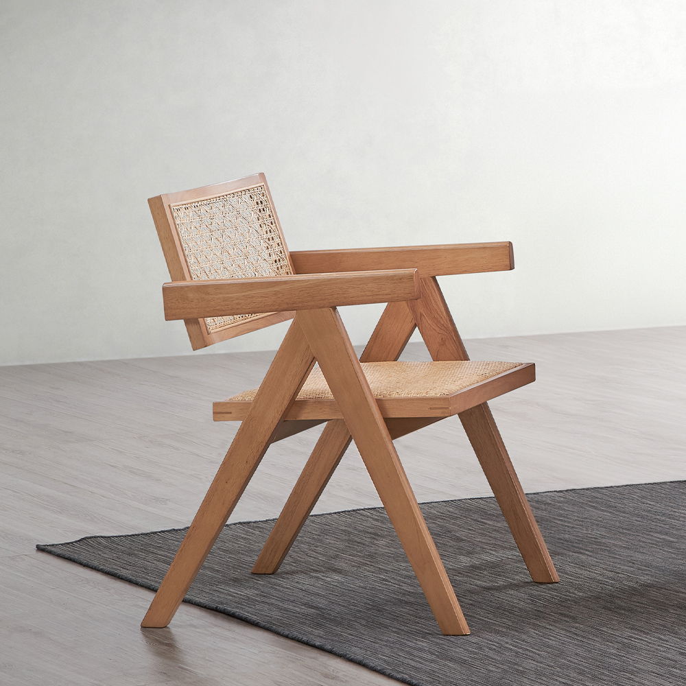 Velentina - Arm Chair (Set of 2) - Rattan & Natural