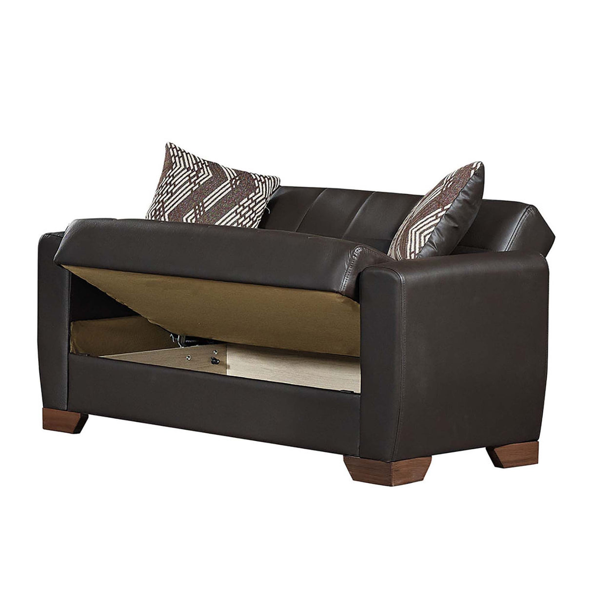 Ottomanson Barato - Upholstered Convertible Loveseat With Storage