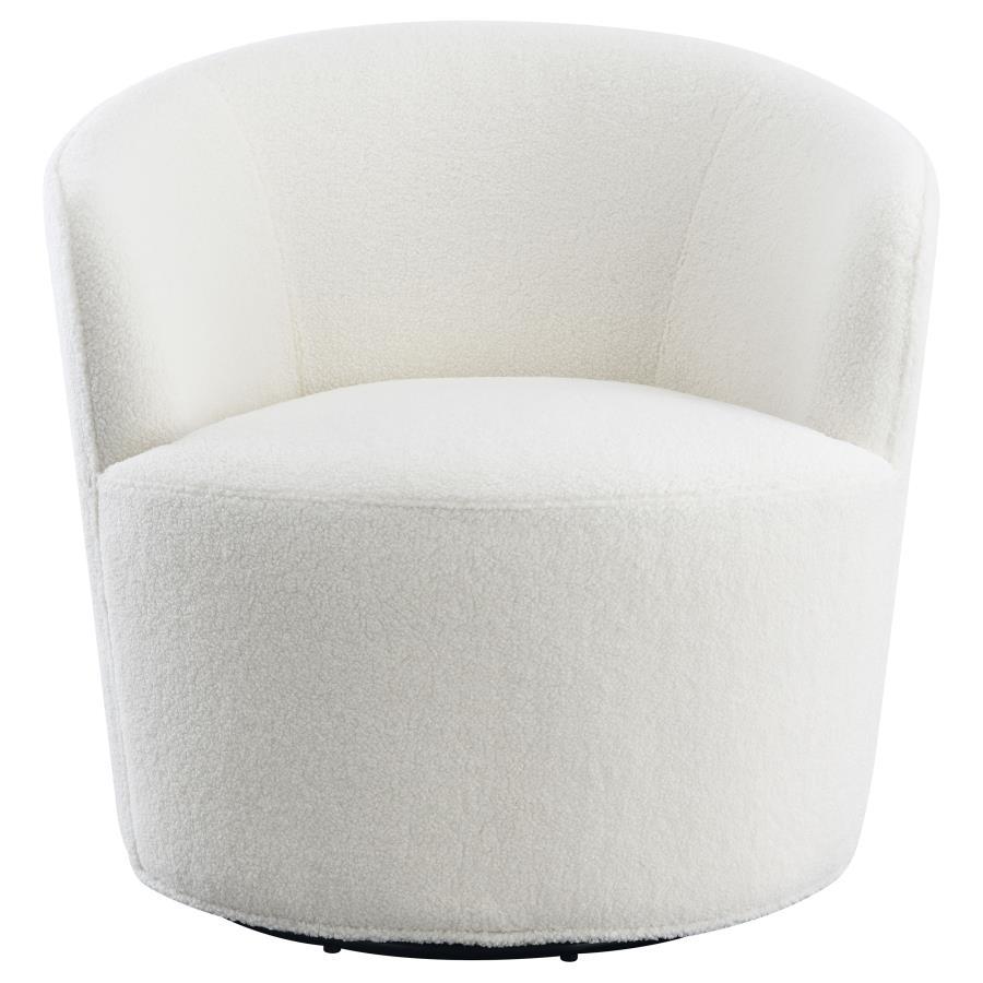 Joyce - Upholstered Barrel Back Swivel Chair