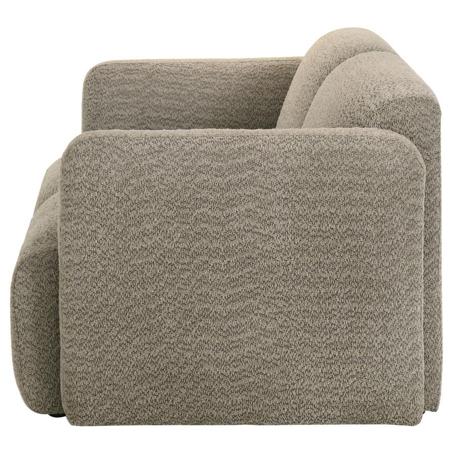 Dorset - Fabric Upholstered Round Track Arm Loveseat