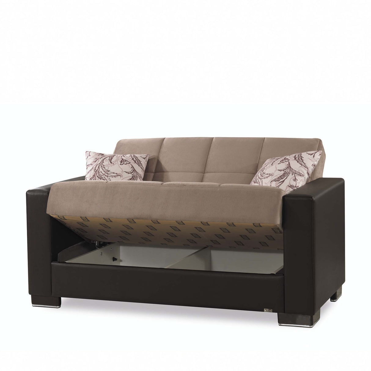 Ottomanson Armada - Upholstered Convertible Loveseat With Storage - Chenille