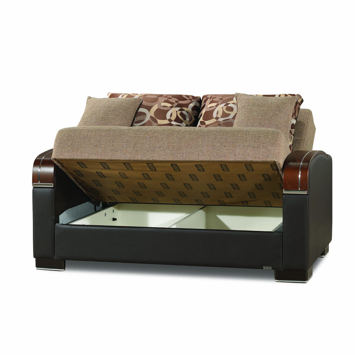 Ottomanson Mobimax - Upholstered Convertible Loveseat With Storage