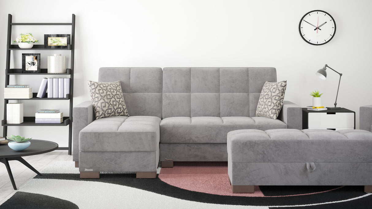 Ottomanson Armada - Upholstered Ottoman With Storage - Microfiber