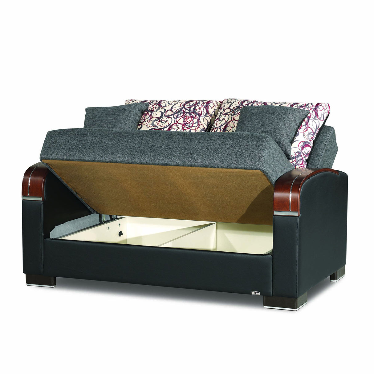 Ottomanson Mobimax - Upholstered Convertible Loveseat With Storage