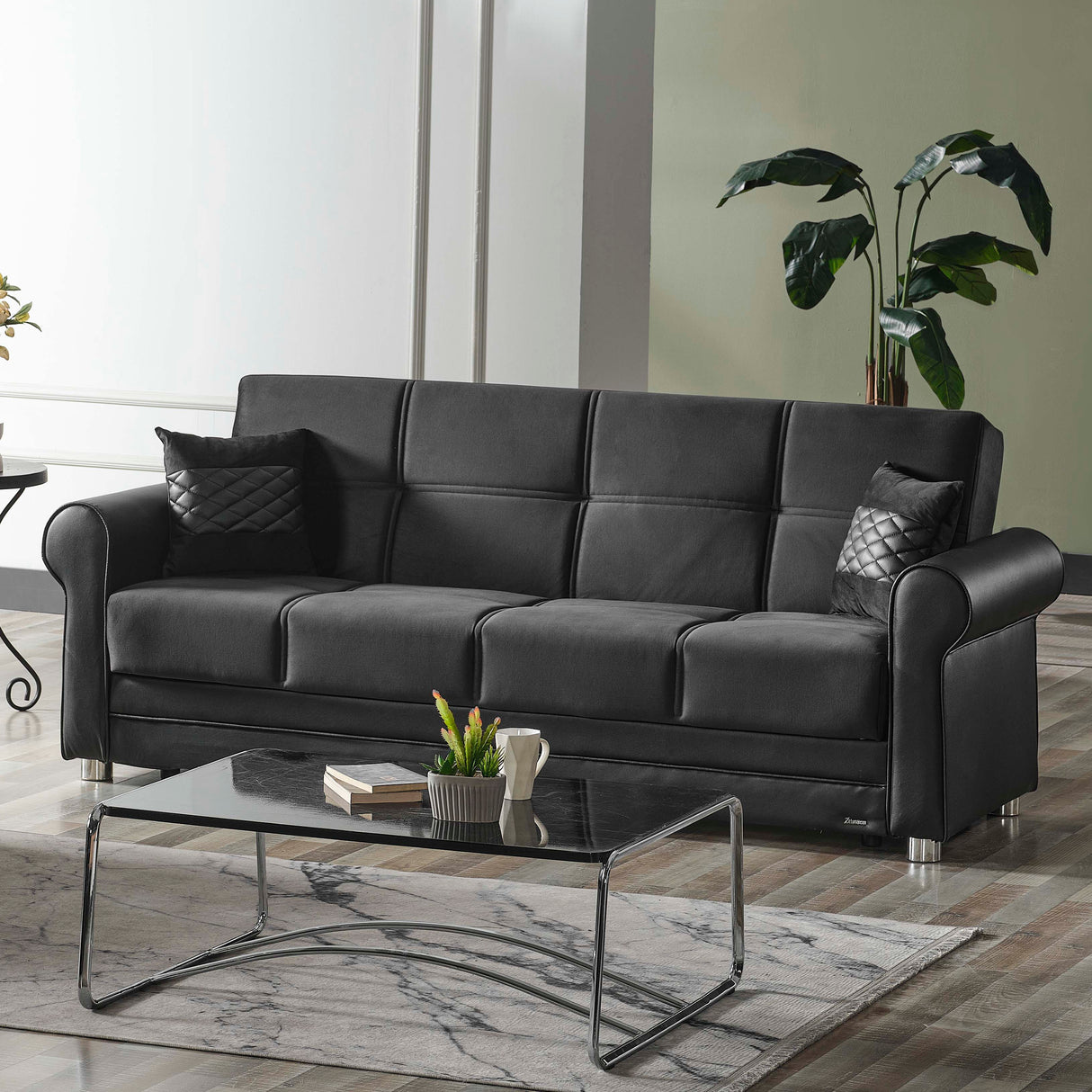 Ottomanson Avalon - Upholstered Convertible Sofabed With Storage