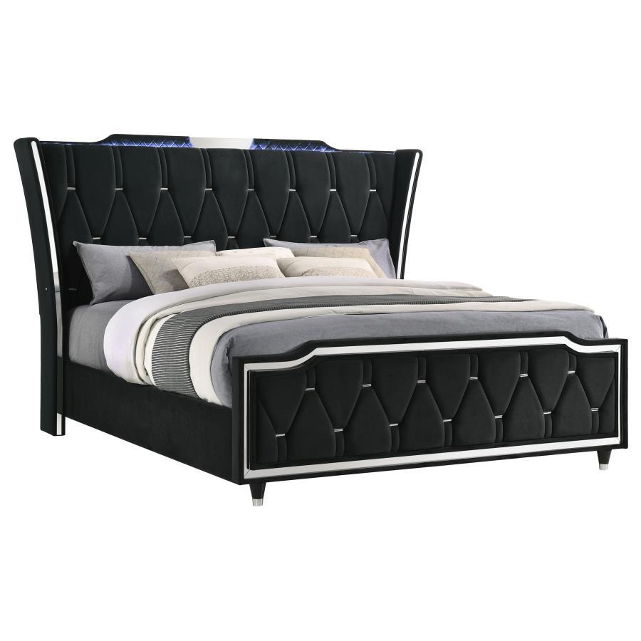 Lorient - LED Upholstered Bed