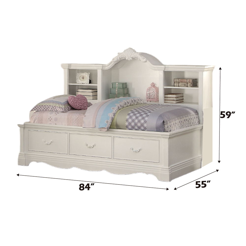 Estrella - Twin Daybed With Storage - White