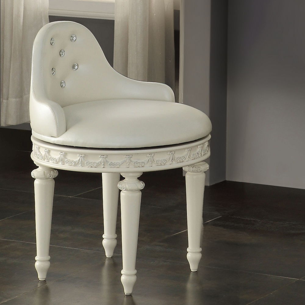 Dorothy - Vanity Chair With Swivel - Ivory