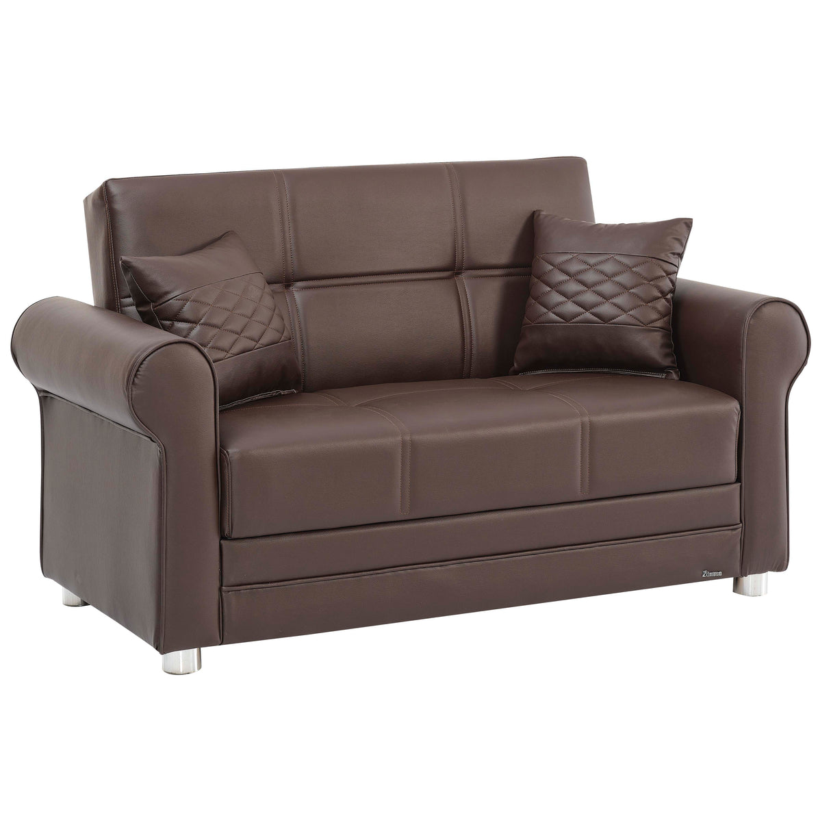 Ottomanson Avalon - Upholstered Convertible Loveseat With Storage