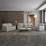 Cornelia - Sofa - Pearl Gray Leather