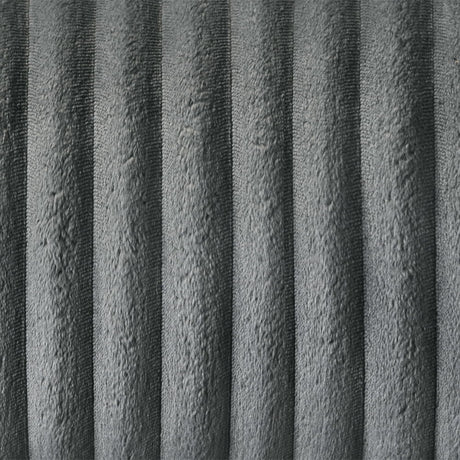 Lesley - Motion Loveseat - Gray Corduroy & Velvet