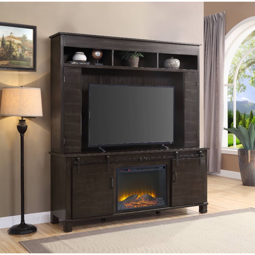 Apison - Entertainment Center (Include 91617Fir) - Espresso
