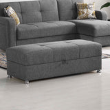Ottomanson Harmony - Upholstered Convertible Ottoman With Storage