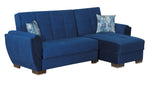 Ottomanson Armada Air - Upholstered Convertible Chaise Lounge With Storage - Microfiber