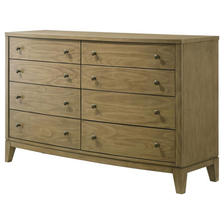 Granada - 8-Drawer Dresser Cabinet - Natural Pine