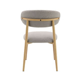 Kacey - Side Chair (Set of 2) - Gray Boucle & Natural