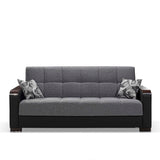 Ottomanson Armada X - Upholstered Convertible Wood Trimmed Sofabed With Storage