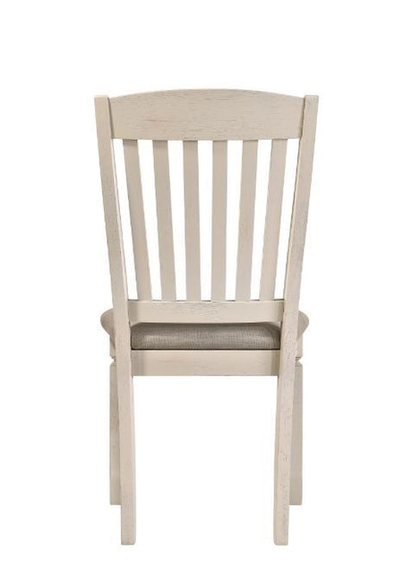Fedele - Side Chair (Set of 2) - Tan Fabric & Cream