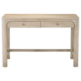 Solano - 2-Drawer Makeup Table Vanity Desk - Weathered Mango
