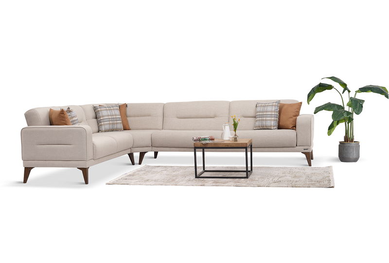 Ottomanson Vegas - Wedge Sectional - Beige