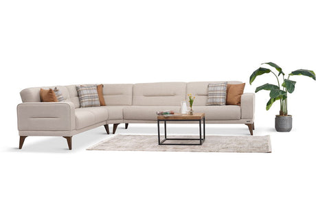 Ottomanson Vegas - Wedge Sectional - Beige