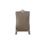 Dresden - Chair With Pillow - Synthetic Leather & Vintage Bone White