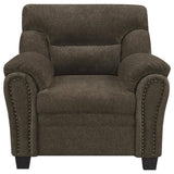 Clementine - Upholstered Padded Arm Accent Chair