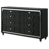 Lorient - 8-Drawer LED Bedroom Dresser Cabinet