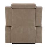 Lugo - Power Motion Recliner With Cup Holder - Camel