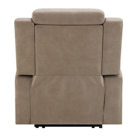 Lugo - Power Motion Recliner With Cup Holder - Camel