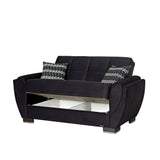 Ottomanson Armada Air - Upholstered Convertible Loveseat With Storage - Microfiber