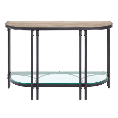 Brantley - End Table - Oak & Sandy Black Finish - 30"