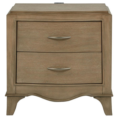 Trenton - 2-Drawer Nightstand Bedside Table - Washed Mango
