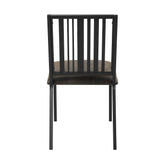 Zudora - Side Chair (Set of 2) - Synthetic Leather & Black
