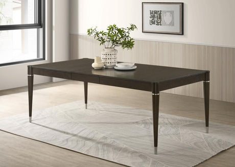 Reseda - 81" Extension Leaf Dining Table - Ash Brown