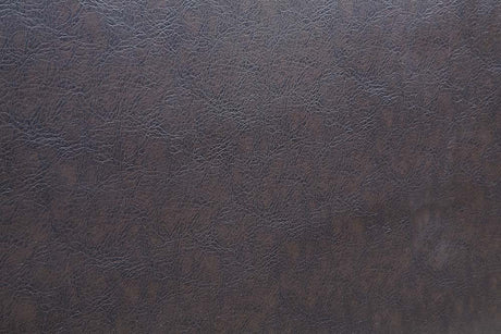 Raphaela - Side Chair (Set of 2) - Black Synthetic Leather & Weathered Cherry