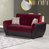 Ottomanson Armada Air - Upholstered Convertible Loveseat With Storage - Microfiber