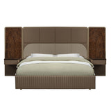 Marcelino - Eastern King Bed - Brown & Beige