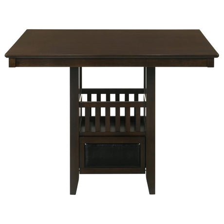 Jaden - 5 Piece Square Counter Height Dining Set - Espresso