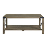 Abiram - Coffee Table - Rustic Oak