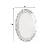 Nysa - Wall Decor - Mirrored & Faux Crystals - 35"