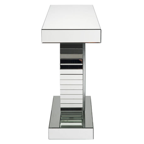 Nysa - 47"L Console Table - Mirrored & Faux Crystals