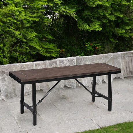 Mariatu - Bench - Oak & Black
