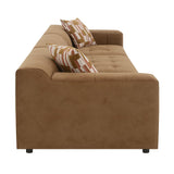 Zoey - Modular - RF Arm Chair With Pillow - Chocolate Suede