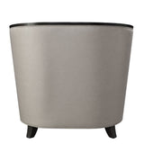 Zemocryss - Chair With Pillow - Beige Fabric
