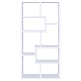 Theo - 10-Shelf Geometric Bookcase