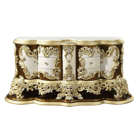 Desiderius - Dresser - Antique Gold & Hand Painted Brown